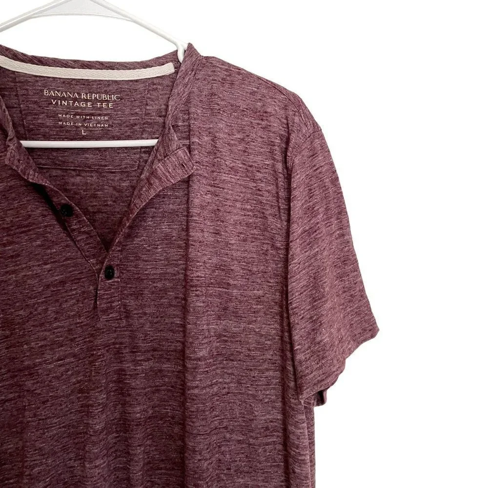 Banana Republic vintage tee purple short sleeved summer top lightweight shirt